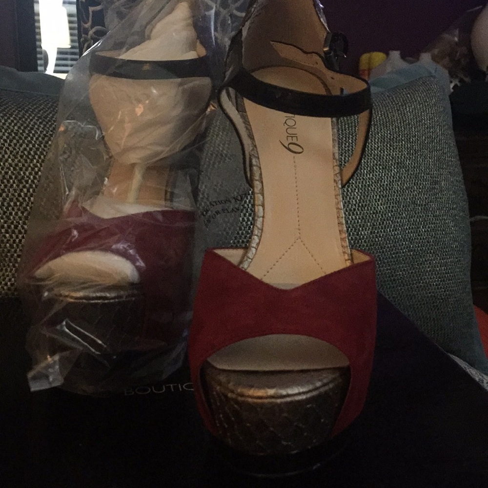 Platform Open Toe Heels